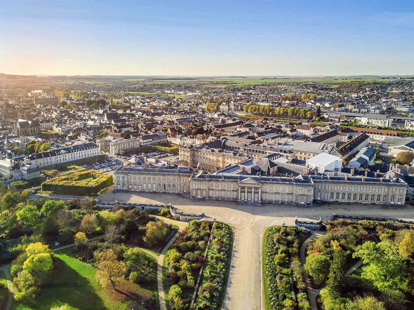 Vue toiture ville de compiegne