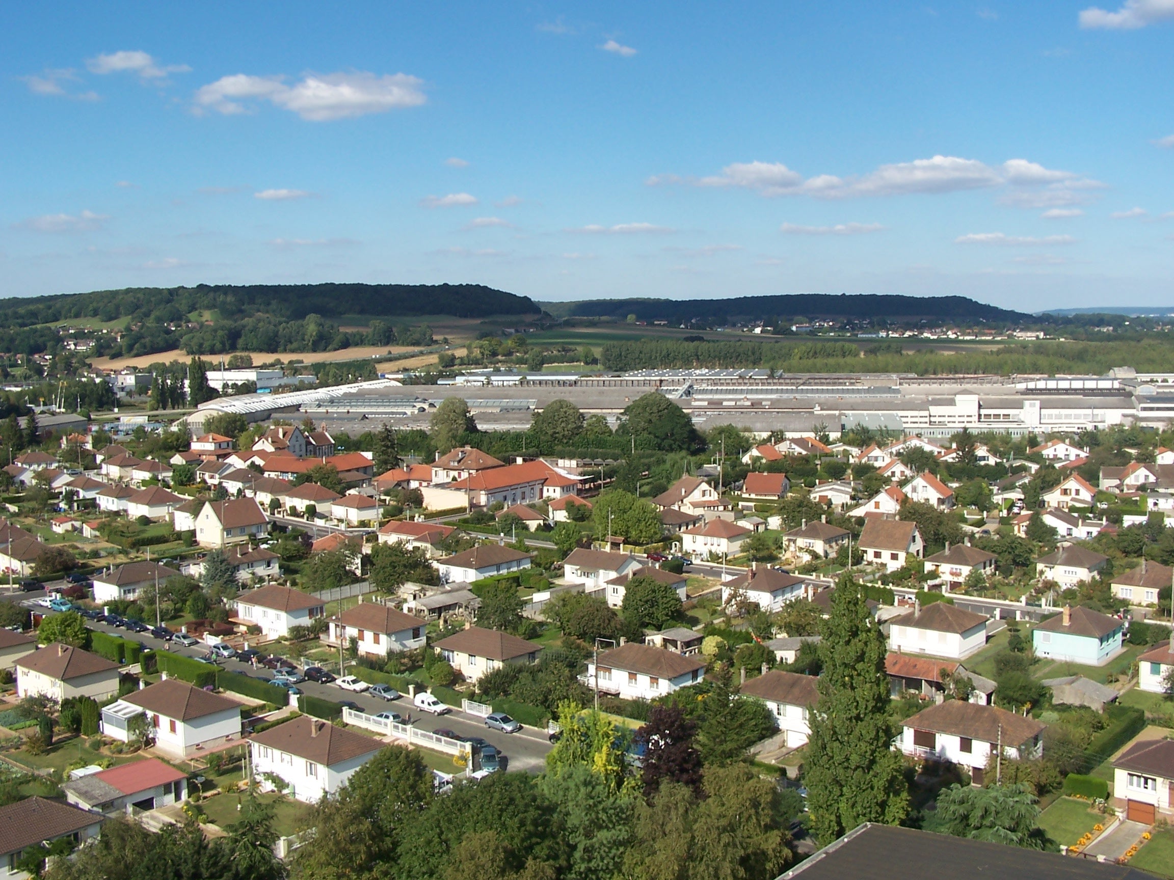 Toiture de la ville de thourotte